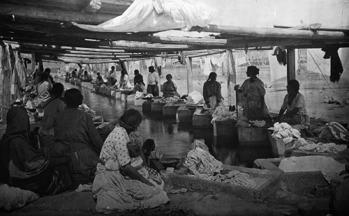 Mexico: Lavanderas, C1890. /Nlaundresses In Mexico. Photograph By William Henry Jackson, C1890. Poster Print by Granger Collection - Item # VARGRC0371341