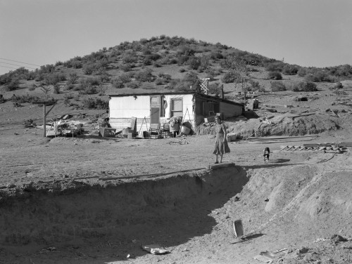 Oregon: Farm, 1939. /Na Dugout Farm House In Cow Hollow, Malheur County, Oregon, With Excavations For The Basement Of Another House In The Foreground. Photograph By Dorothea Lange, 1939. Poster Print by Granger Collection - Item # VARGRC0126133