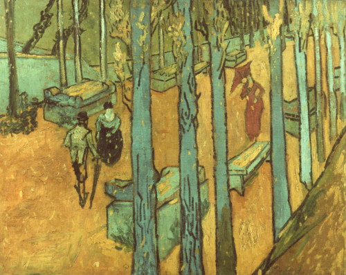 Van Gogh: Alyscamps, 1888. /Ncanvas, End Of October, 1888, By Vincent Van Gogh. Poster Print by Granger Collection - Item # VARGRC0042581