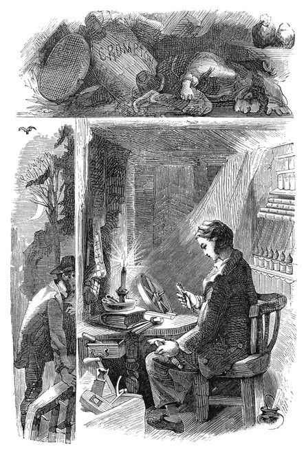 Samuel Crompton (1753-1827). /Nenglish Inventor. Samuel Crompton Inventing The Spinning Mule In 1779. Wood Engraving, 19Th Century. Poster Print by Granger Collection - Item # VARGRC0001414