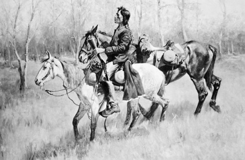 Remington: Indian Scout. /N'Indian Scout With A Lost Troop Horse.' Oil On Canvas By Frederic Remington (1861-1909). Poster Print by Granger Collection - Item # VARGRC0049882 Remington: Indian Scout. /N'Indian Scout With A Lost Troop Horse.' Oil On Canvas By Frederic Remington (1861-1909). Poster Print by Granger Collection - Item # VARGRC0049882