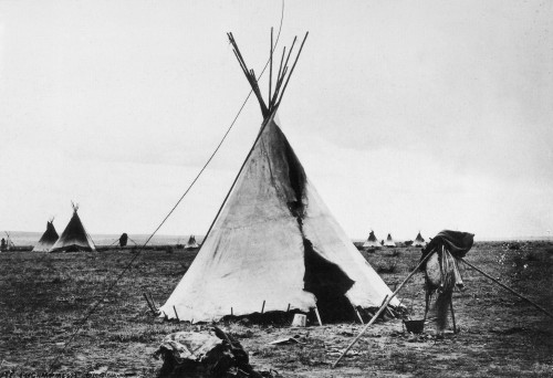 Colorado: Ute Camp, 1874. /Na Tipi At A Ute Camp Near Denver, Colorado. Photograph By William Henry Jackson, October 1874. Poster Print by Granger Collection - Item # VARGRC0168683
