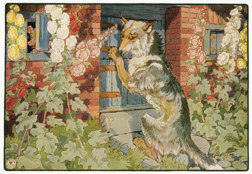 The Three Little Pigs. /Nillustration By Frederick Richardson For A 1923 Collection Of Children'S Stories. Poster Print by Granger Collection - Item # VARGRC0091628