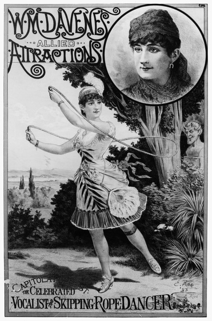 Poster: Capitola Forrest. /Nlithograph Poster For A Performance By Capitola Forrest, An American Singer, Dancer And Jump-Roper, Late 19Th Century. Poster Print by Granger Collection - Item # VARGRC0172943