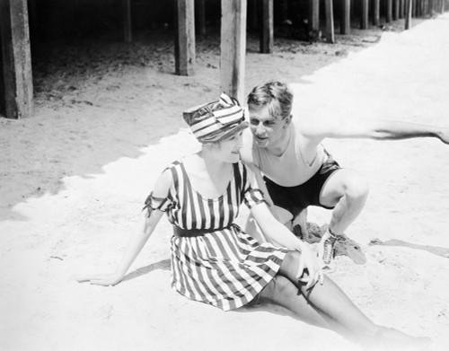 Silent Still: Beach. Poster Print by Granger Collection - Item # VARGRC0072296