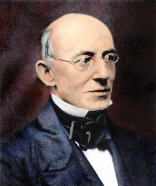 William Lloyd Garrison /N(1805-1879). American Abolitionist. Oil Over A Daguerreotype, C1850, By Southworth & Hawes. Poster Print by Granger Collection - Item # VARGRC0079288