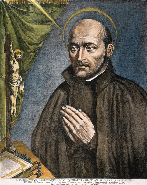 St. Ignatius Of Loyola /N(1491-1556). Colored Line Engraving, 1621, By Lucas Vorsterman. Poster Print by Granger Collection - Item # VARGRC0008404