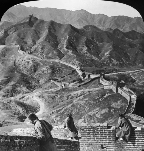 The Great Wall Of China. /Nthe Great Wall Near The Nankow Pass. Stereograph, 1907. Poster Print by Granger Collection - Item # VARGRC0077982