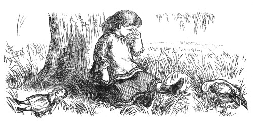 Child Crying, 1873. /Nwood Engraving, 1873. Poster Print by Granger Collection - Item # VARGRC0076656