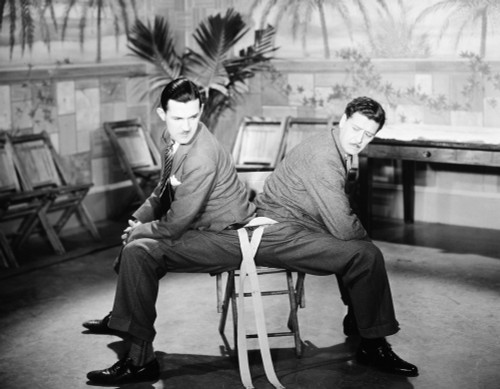 Silent Still: Two Men. Poster Print by Granger Collection - Item # VARGRC0074511