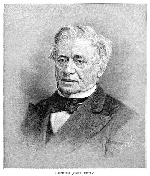 Joseph Henry (1797-1878). /Namerican Physicist And First Secretary Of The Smithsonian Institution. Wood Engraving, 1888, By Richard G. Tietze. Poster Print by Granger Collection - Item # VARGRC0042030