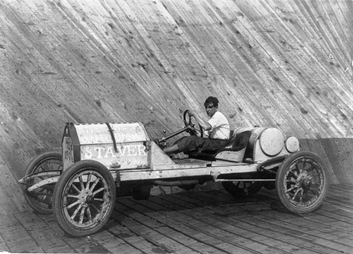 Racecar, C1911. /Nracecar Driver Harry L. Curran In A Staver Automobile In The Autodrome At Riverview Exposition Park In Chicago, Illinois. Photograph, C1911. Poster Print by Granger Collection - Item # VARGRC0164182