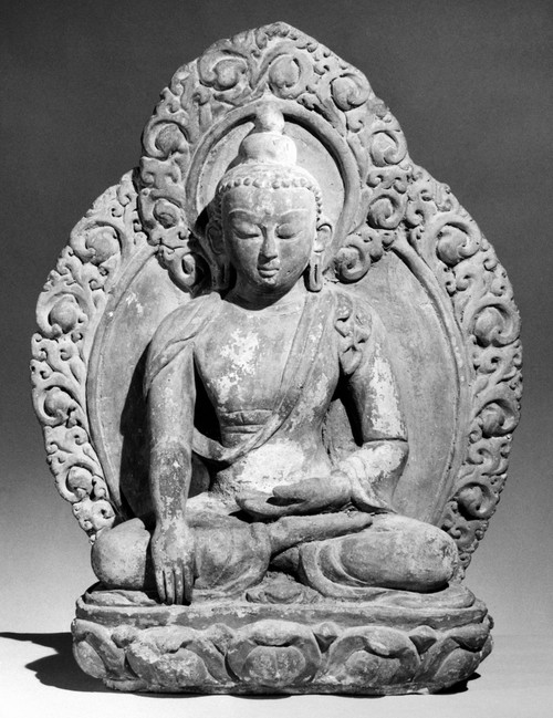 Nepal: Buddha. /Nbuddha In Earth-Touching Mudra (Gesture). Terracotta, 16Th-17Th Century. Poster Print by Granger Collection - Item # VARGRC0123973 Nepal: Buddha. /Nbuddha In Earth-Touching Mudra (Gesture). Terracotta, 16Th-17Th Century. Poster Print by Granger Collection - Item # VARGRC0123973