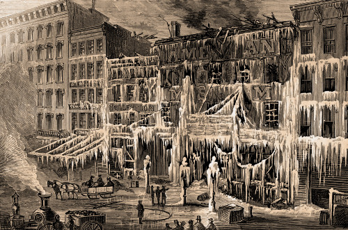 Frozen Remains of Barnum's Museum, 1868 Poster Print by Science Source - Item # VARSCIJC3246