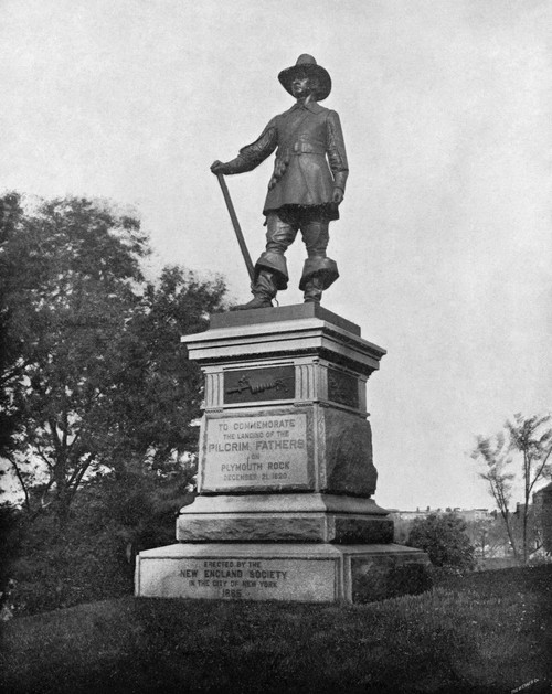 Nyc: Central Park, C1890. /N'The Pilgrim' In Central Park In New York City. Photograph, C1890. Poster Print by Granger Collection - Item # VARGRC0353440