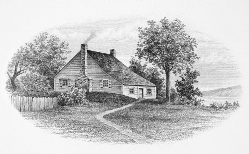 Washington: Birthplace, 1732. Wakefield, In Westmoreland County, Virginia, The Birthplace Of George Washington. Engraving, 19Th Century. Poster Print by Granger Collection - Item # VARGRC0045256