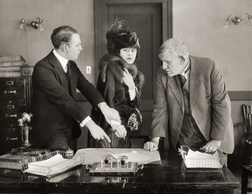 Silent Film Still: Offices. Poster Print by Granger Collection - Item # VARGRC0074667