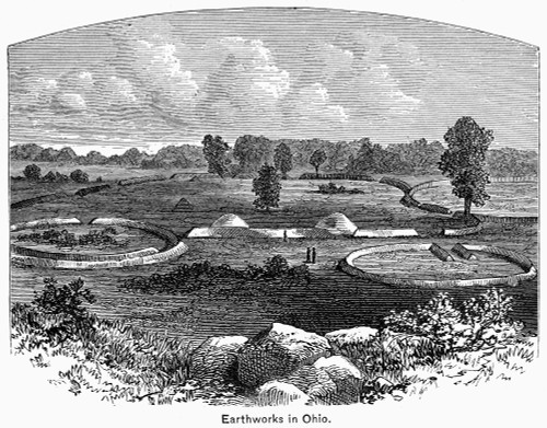 Native Americans: Mound Builders. /Nline Engraving, Late 19Th Century. Poster Print by Granger Collection - Item # VARGRC0046993