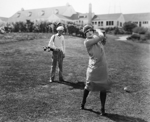 Silent Film Still: Golf. Poster Print by Granger Collection - Item # VARGRC0017387