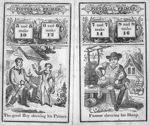 American Pictorial Primer. /Npages From An American Pictorial Primer, C1845. Poster Print by Granger Collection - Item # VARGRC0066212