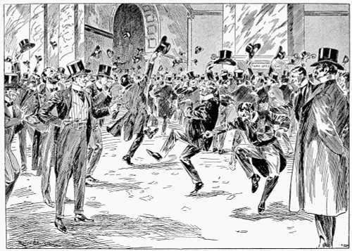 Boer War, 1900. /Njubilation On The London Stock Exchange At The News Of General Piet Arnoldus Cronje'S Capitulation, 1900. Poster Print by Granger Collection - Item # VARGRC0037315