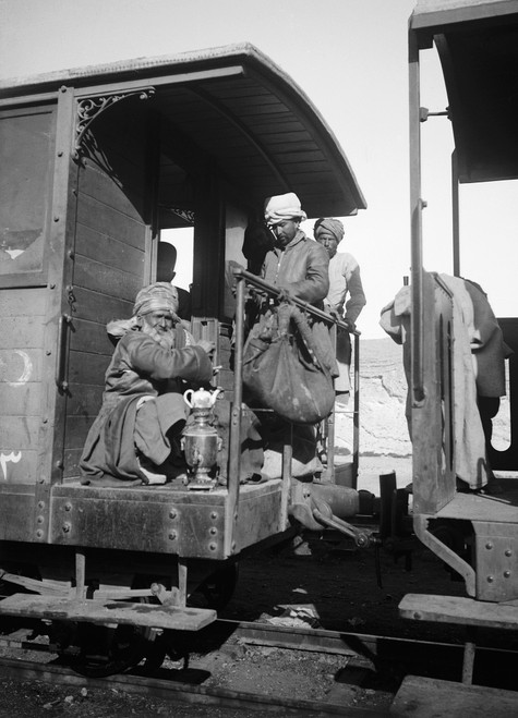 Mecca: Pilgrims, C1910. /Nmuslim Pilgrims On A Train To Mecca, Saudi Arabia. Stereograph, C1910. Poster Print by Granger Collection - Item # VARGRC0116716