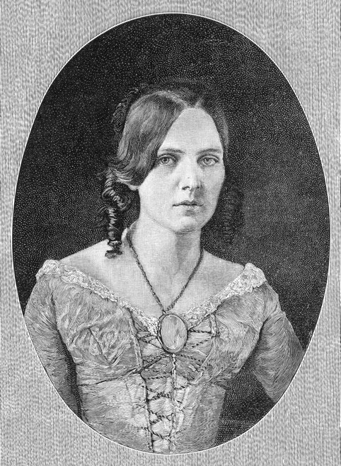 Elizabeth Whitman Morton /Nb. 1827. Wife Of American Dentist William Thomas Green Morton. At Age 18. Wood Engraving After A Daguerreotype. Poster Print by Granger Collection - Item # VARGRC0070176