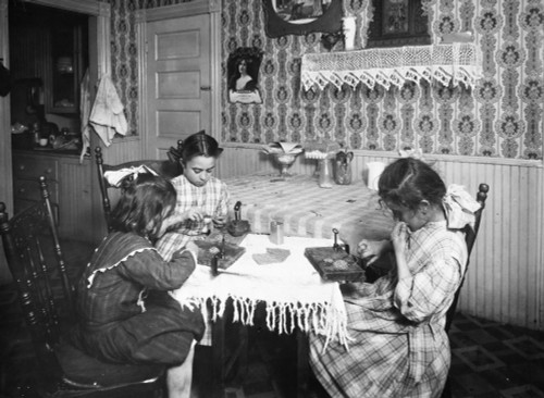 Home Industry, C1900. /Npiecework Labor In A Tenement Home, C1900. Poster Print by Granger Collection - Item # VARGRC0002436