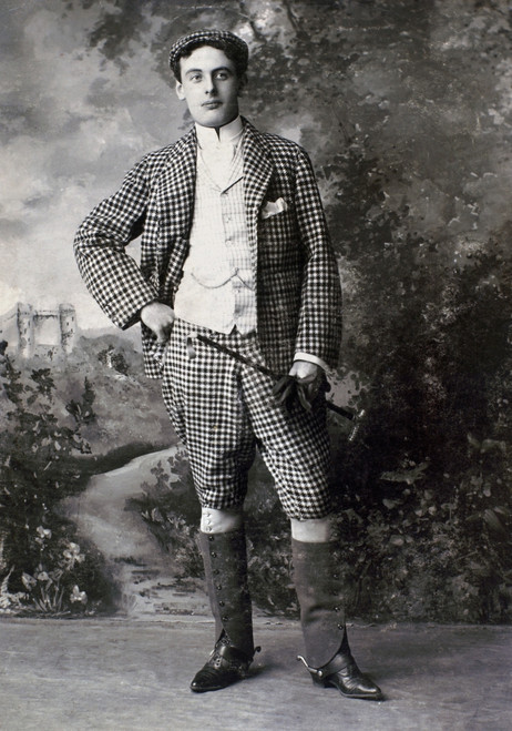 Men'S Fashion, C1905. /Nstudio Photograph Of A Young Man In Riding Costume, C1905. Poster Print by Granger Collection - Item # VARGRC0093569