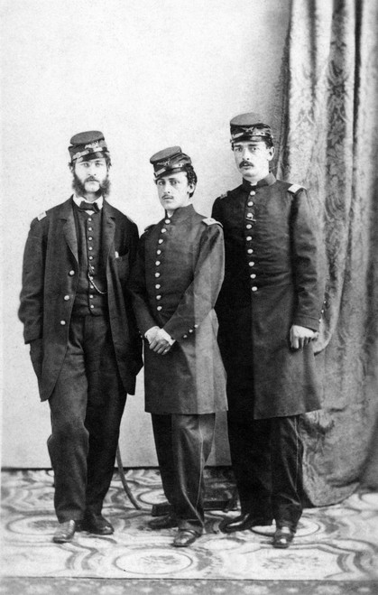 Civil War: Union Soldiers. /Noriginal Carte-De-Visite Photograph. Poster Print by Granger Collection - Item # VARGRC0066097