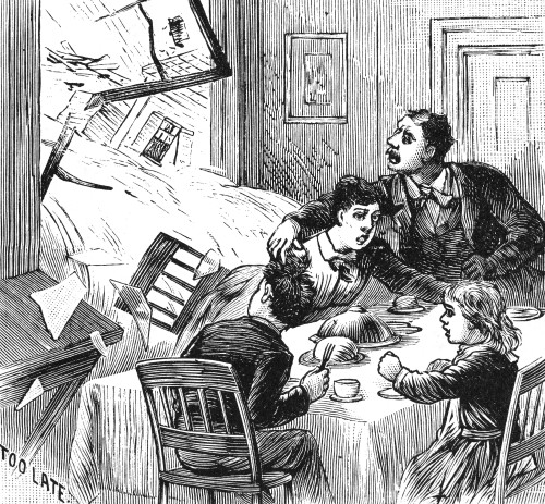 Johnstown Flood, 1889. /Njohnstown, Pennsylvania, 31 May 1889. Wood Engraving From The 'Police Gazette', 1889. Poster Print by Granger Collection - Item # VARGRC0063492