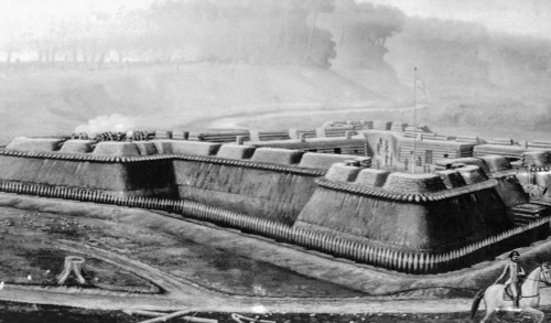 Fort Stanwix./Nfort On The Mohawk River At The Present Site Of Rome, New York. Drawing, 18Th Century. Poster Print by Granger Collection - Item # VARGRC0060194