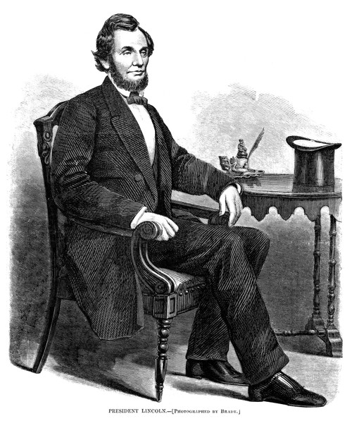 Abraham Lincoln /N(1809-1865). 16Th President Of The United States. Wood Engraving, American, 1861. Poster Print by Granger Collection - Item # VARGRC0048603