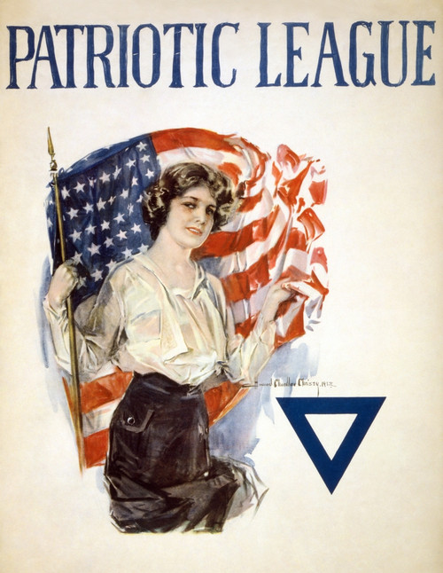 Patriotic League, 1918. American World War I Poster Promoting War Relief Work By Howard Chandler Christy, 1918. Poster Print by Granger Collection - Item # VARGRC0620281 Patriotic League, 1918. American World War I Poster Promoting War Relief Work By Howard Chandler Christy, 1918. Poster Print by Granger Collection - Item # VARGRC0620281