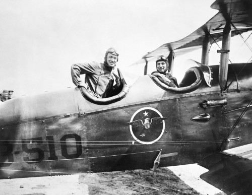 Will Rogers (1879-1935). /Namerican Humorist. Rogers With General Billy Mitchell (Right), 24 April 1925. Poster Print by Granger Collection - Item # VARGRC0028023