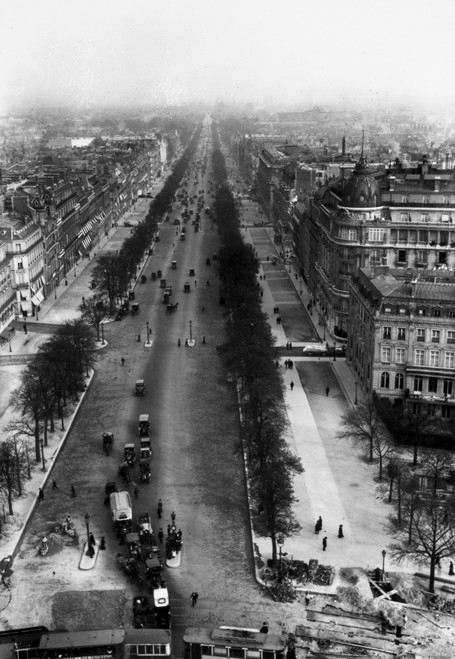 Paris: Champs-�lys_es, C1900. /Nan Aerial View Of Les Champs-�lys_Es In Paris, France. Photograph, C1900. Poster Print by Granger Collection - Item # VARGRC0078133