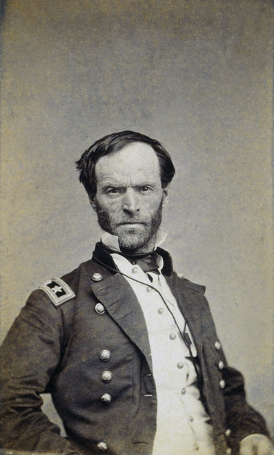 William Tecumseh Sherman /N(1820-1891). American Army Commander: Original Carte-De-Visite Photograph, C1864, By Mathew Brady. Poster Print by Granger Collection - Item # VARGRC0035357