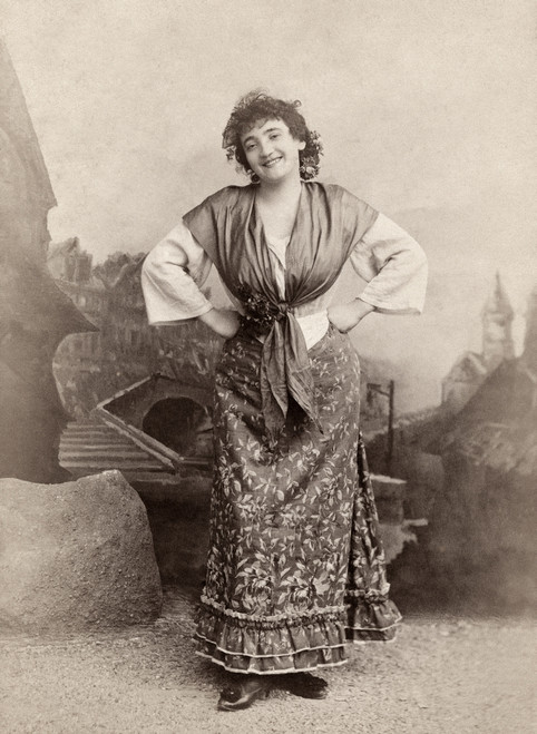 Emma Calv_ (C1858-1942). /Nfrench Operatic Soprano. Photographed By Nadar In The Role Of 'Carmen,' C1894. Poster Print by Granger Collection - Item # VARGRC0325091