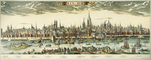 Germany: Cologne, 1710. /Nview Of Cologne, Germany And The Rhine River: Copper Engraving, German, 1710. Poster Print by Granger Collection - Item # VARGRC0055454