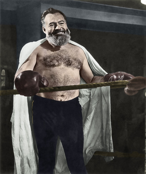 Ernest Hemingway /N(1899-1961). American Writer. Photograph, 1944, Digitally Colored By Granger, Nyc. Poster Print by Granger Collection - Item # VARGRC0408765