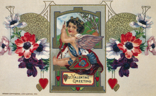 Valentine'S Day Card. /Nprinted In Germany, 1912. Poster Print by Granger Collection - Item # VARGRC0095743