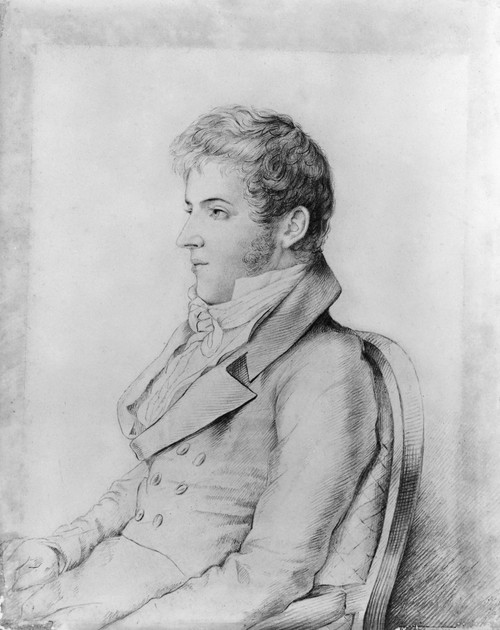 Washington Irving (1783-1859). /Namerican Writer. Pencil Drawing By John Vanderlyn, 1805. Poster Print by Granger Collection - Item # VARGRC0113226