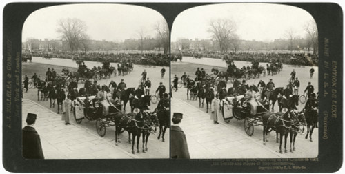 Prince Henry Of Prussia /N(1862-1929). Prince Heinrich Preussen Of Prussia And His Party Arriving At The Capitol Building In Washington, D.C. Stereograph, February 1902. Poster Print by Granger Collection - Item # VARGRC0350182