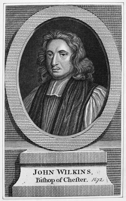 John Wilkins (1614-1672). /Nenglish Bishop And Scientist. Line Engraving, English, 18Th Century. Poster Print by Granger Collection - Item # VARGRC0072100