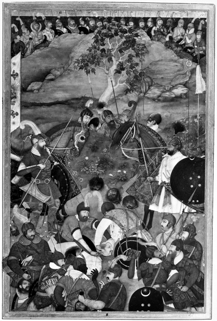 Death Of Khan Jahan Lodi. /Nthe Beheading Of Khan Jahan Lodi, C1630, An Afghan Rebel Against Shah Jahan. Miniature Painting From The Shah Jahan Nama, 17Th Century. Poster Print by Granger Collection - Item # VARGRC0119160