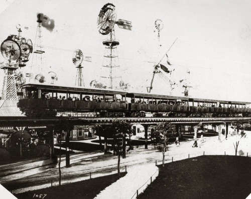 Columbian Exposition, 1893. /Na Train On The Intramural Railway At The World'S Columbian Exposition In Chicago, Illinois. Photograph, 1893. Poster Print by Granger Collection - Item # VARGRC0172742