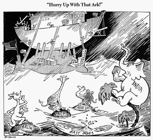 Cartoon World War Ii Nrememberone More Lollypop And Then You All Go Home American 1982