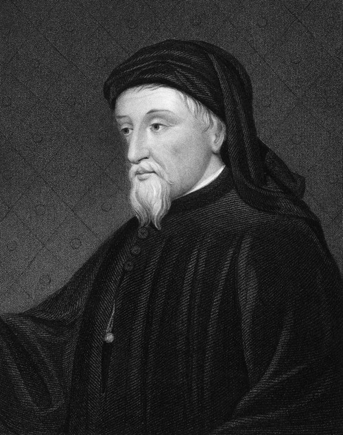 Geoffrey Chaucer /N(C1340-1400). English Poet. Stipple Engraving, English, 19Th Century. Poster Print by Granger Collection - Item # VARGRC0005748