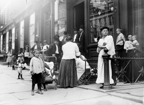 Sugar Strike, C1906. /Nstriking Sugar Plant Workers And Their Families In Williamsburg, Brooklyn. Photograph, C1906. Poster Print by Granger Collection - Item # VARGRC0326538