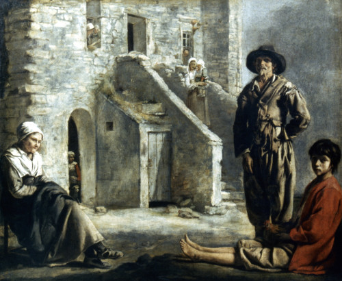 Le Nain: Peasant Home. /Npeasants Before Their House. Oil On Canvas By Louis Le Nain (1593-1648). Poster Print by Granger Collection - Item # VARGRC0050759